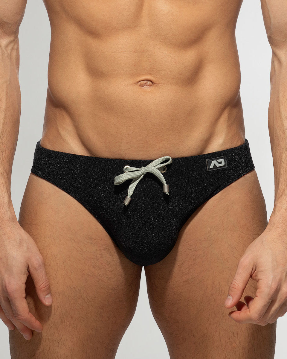 Addicted Pique Speedo Swim Brief Black