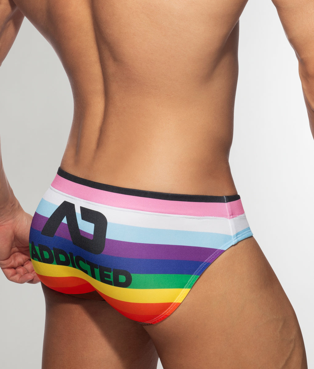 Addicted Inclusive Rainbow Swim Brief Addicted Inclusive Rainbow Swim Brief Rainbow