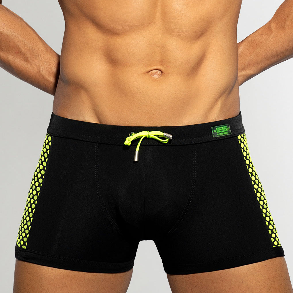 Addicted Disco Pop Swim Trunk Black