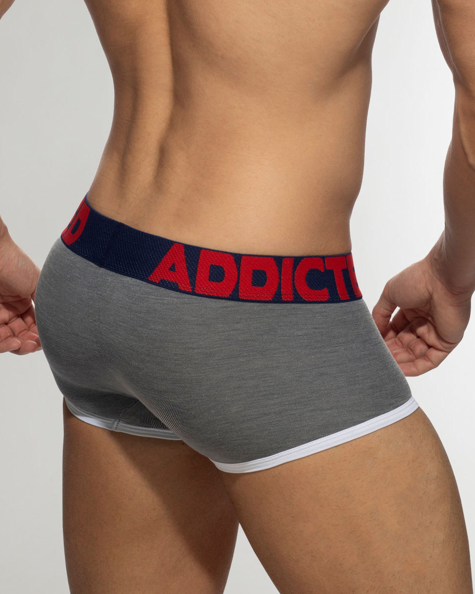 Addicted AD Pique Trunk Charcoal