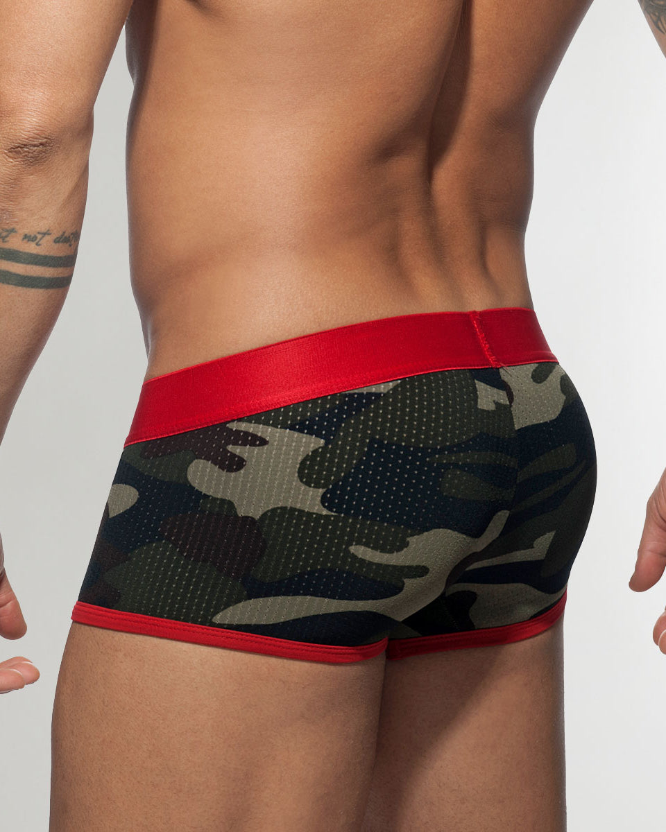 Addicted Camo Stripe Trunk Red