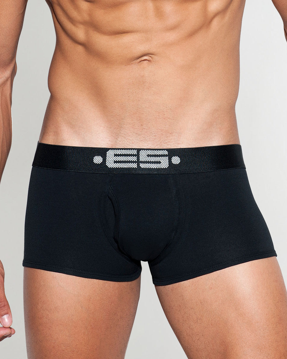 ES Collection Basic Cotton Trunk Black