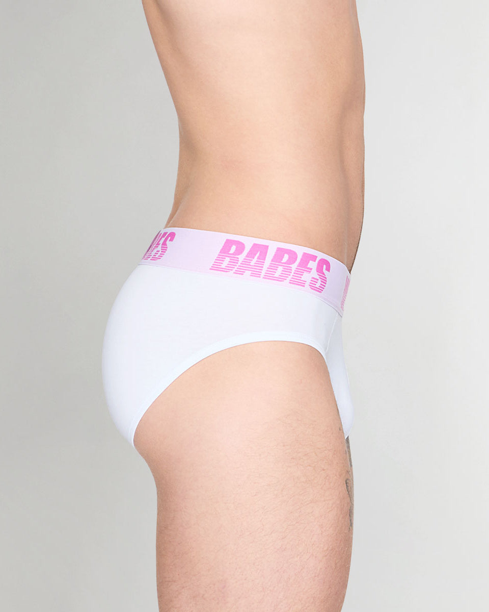 Babes Men's Brief White