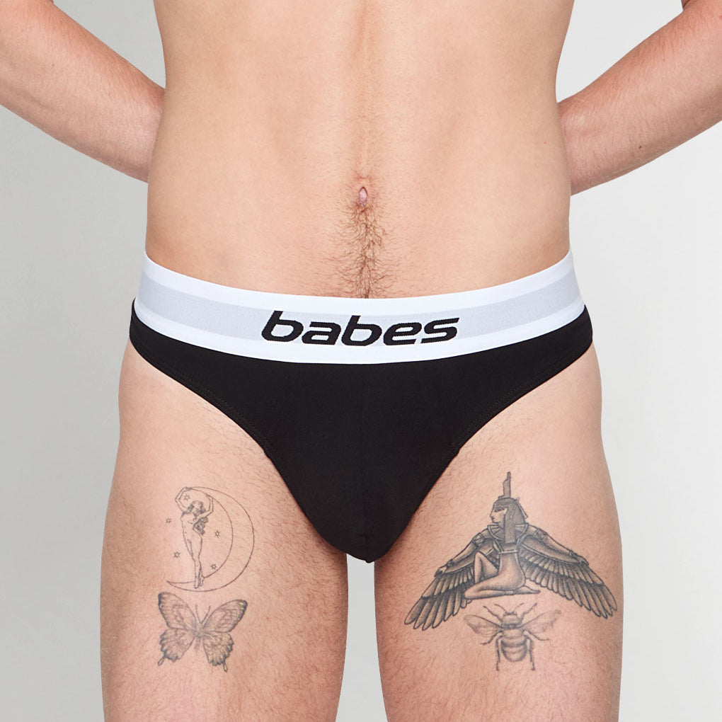 Babes Thong Black