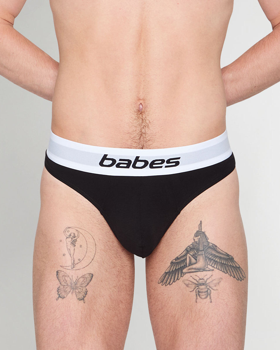 Babes Thong Black