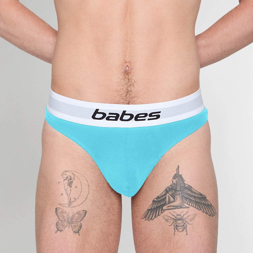 Babes Thong Blue