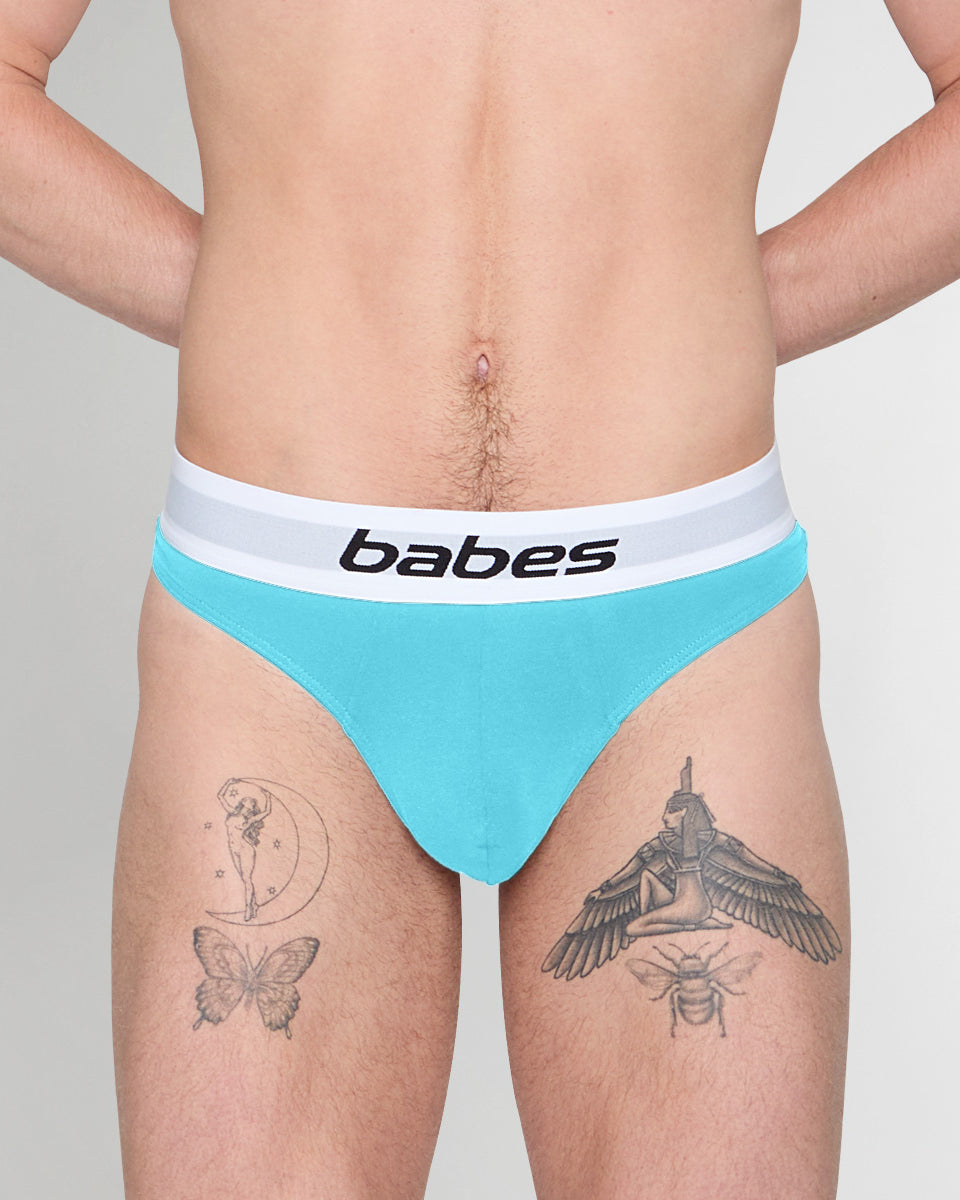 Babes Thong Blue