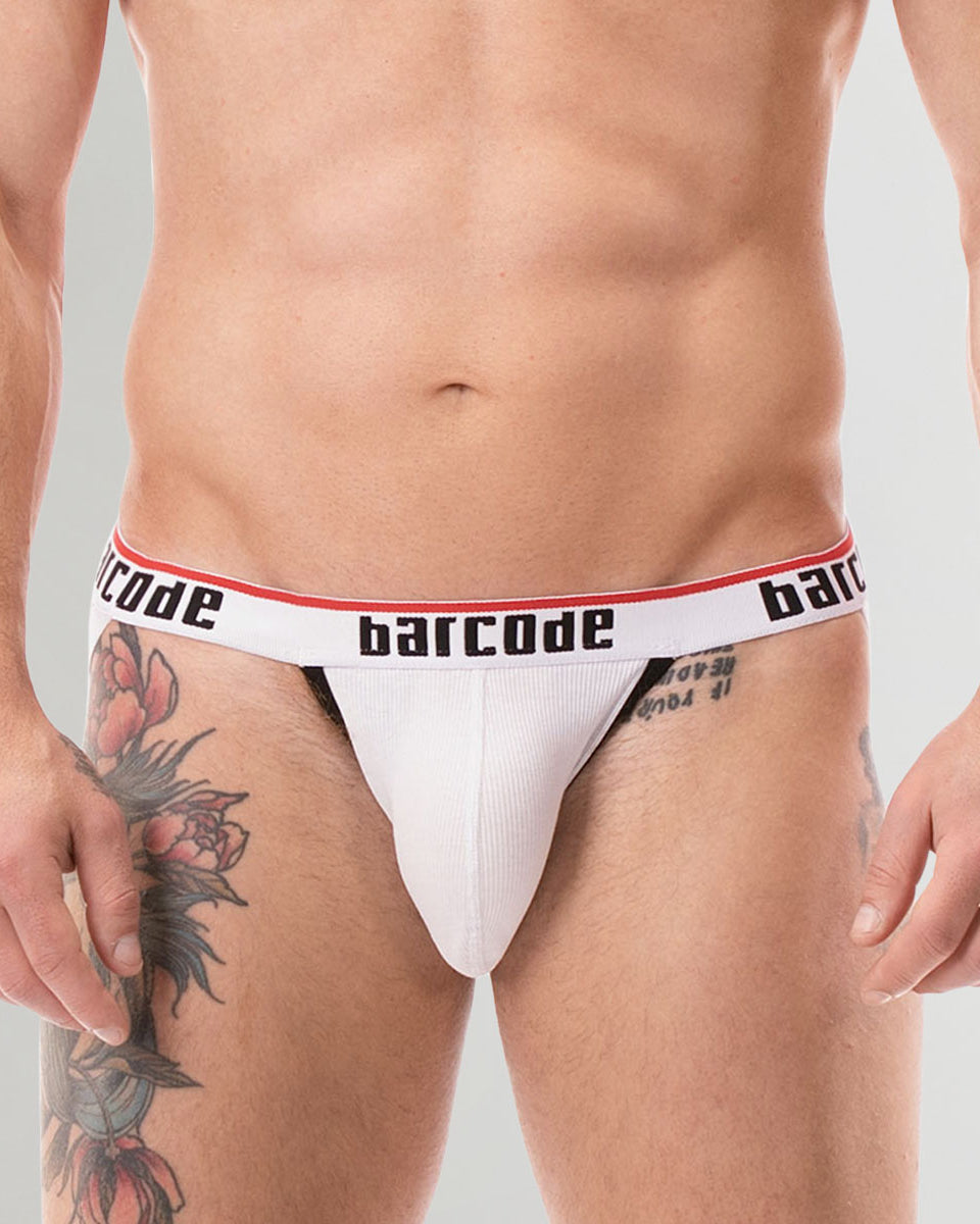 Barcode Berlin Cosme Jockstrap White-black