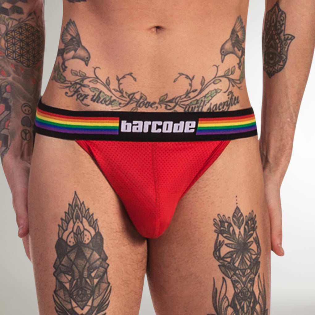 Barcode Berlin Pride Jockstrap Red