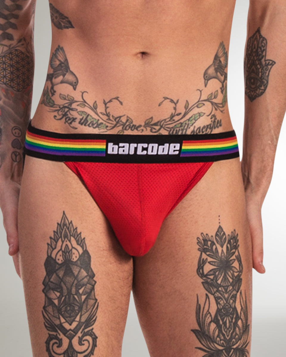 Barcode Berlin Pride Jockstrap Red