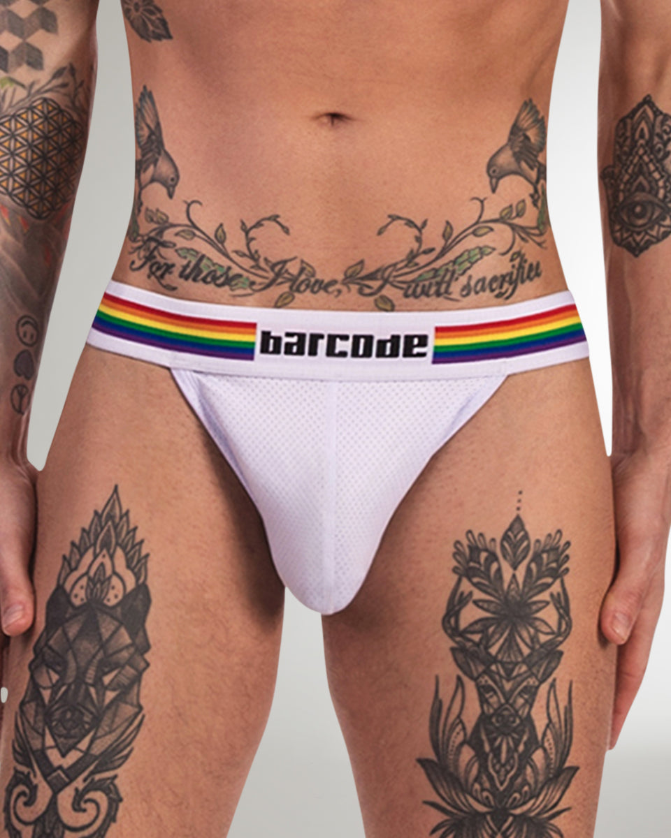 Barcode Berlin Pride Jockstrap White