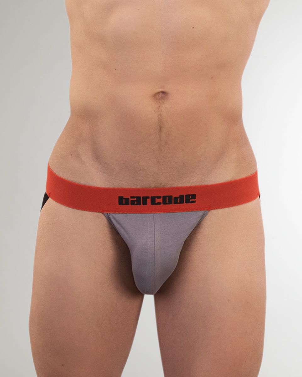 Barcode Berlin Basic Ares Jockstrap Grey-red