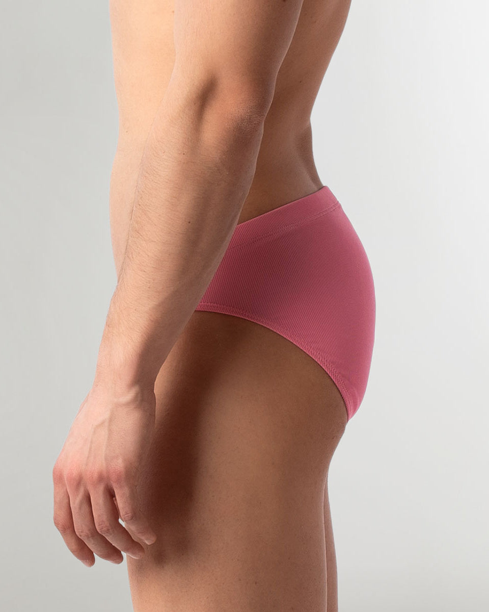 Barcode Berlin Avas Swim Brief Black-rose-lila