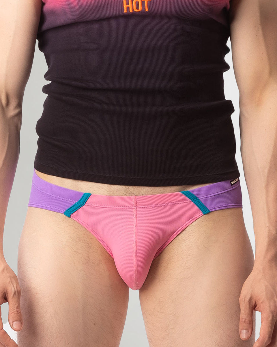 Barcode Berlin Avas Swim Brief Rose-lila-blue