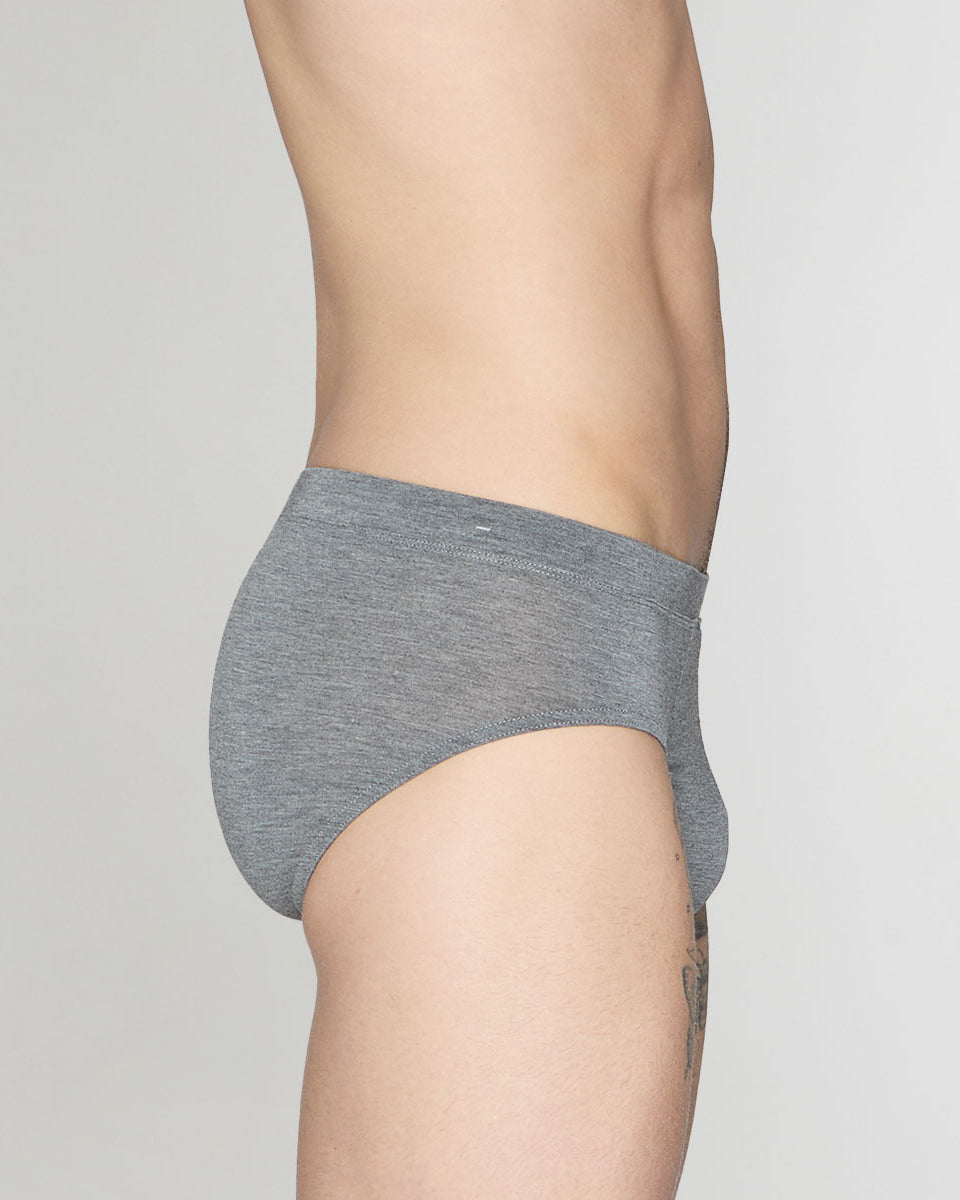 Blackspade Silver Brief Grey-melange