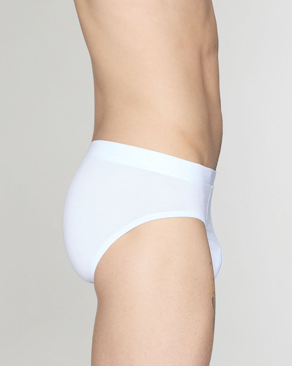 Blackspade Silver Brief White
