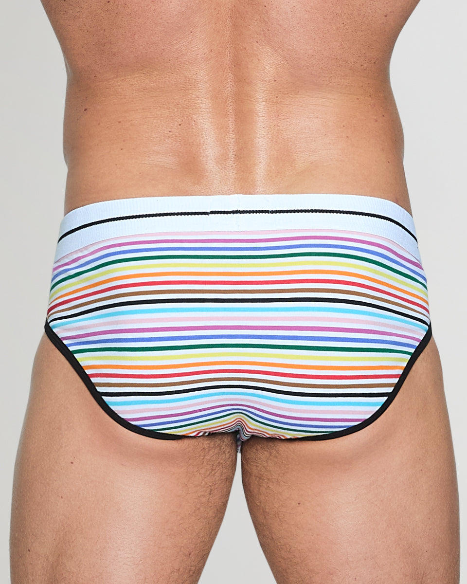 Bluebuck Pride Low Rise Brief White
