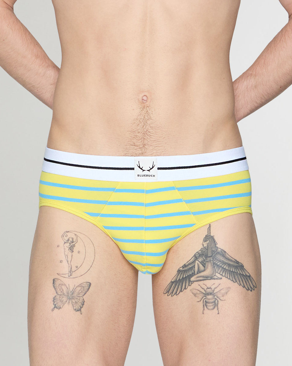 Bluebuck Nautical 25 Brief Yellow-blue