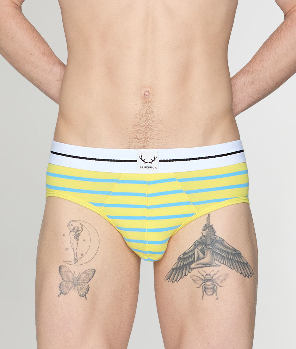 Bluebuck Nautical 25 Brief Yellow-blue