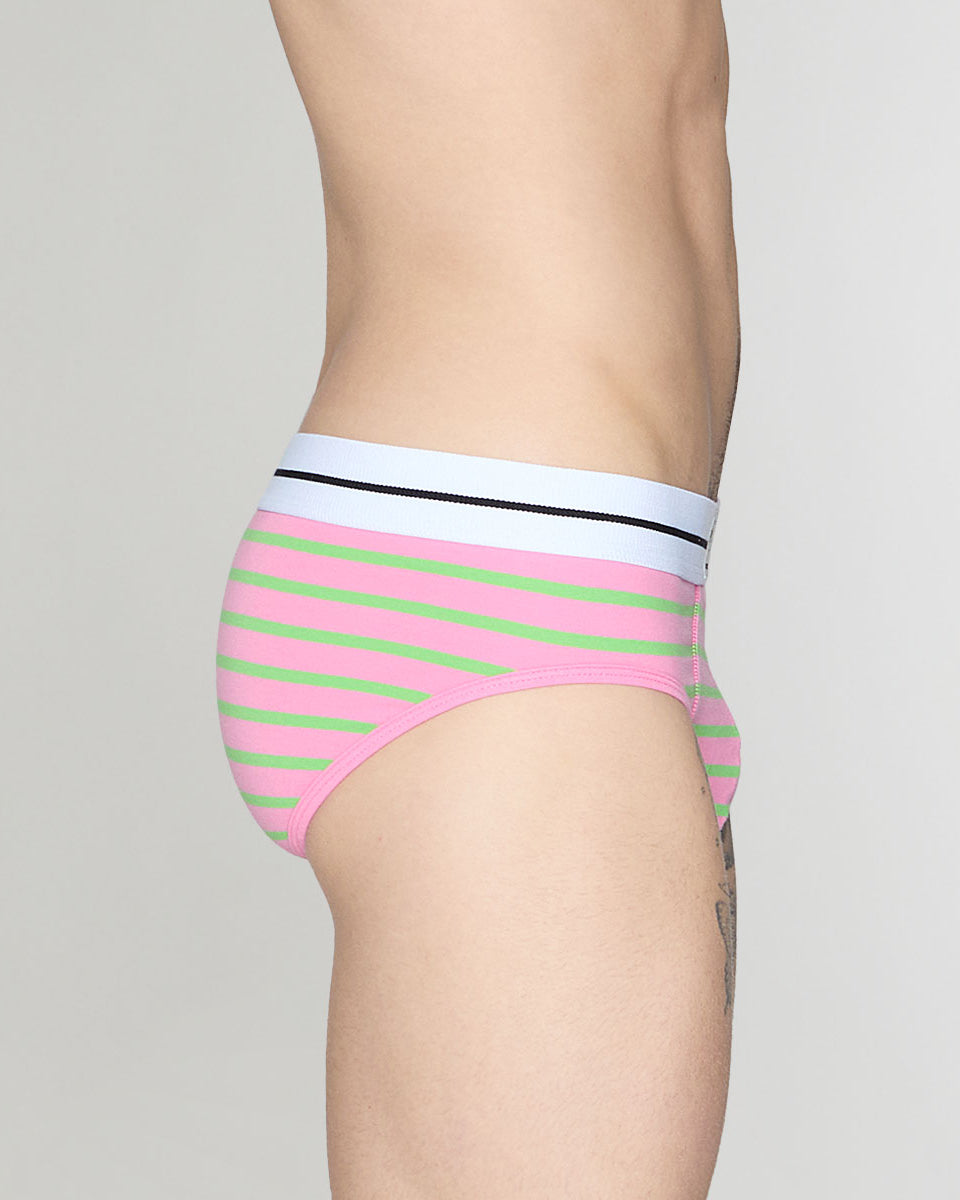 Bluebuck Nautical 25 Brief Pink-green