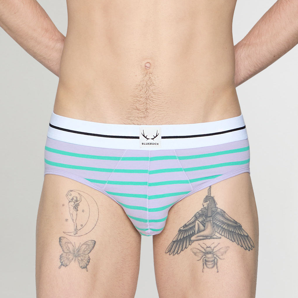 Bluebuck Nautical 25 Brief Lavander-mint