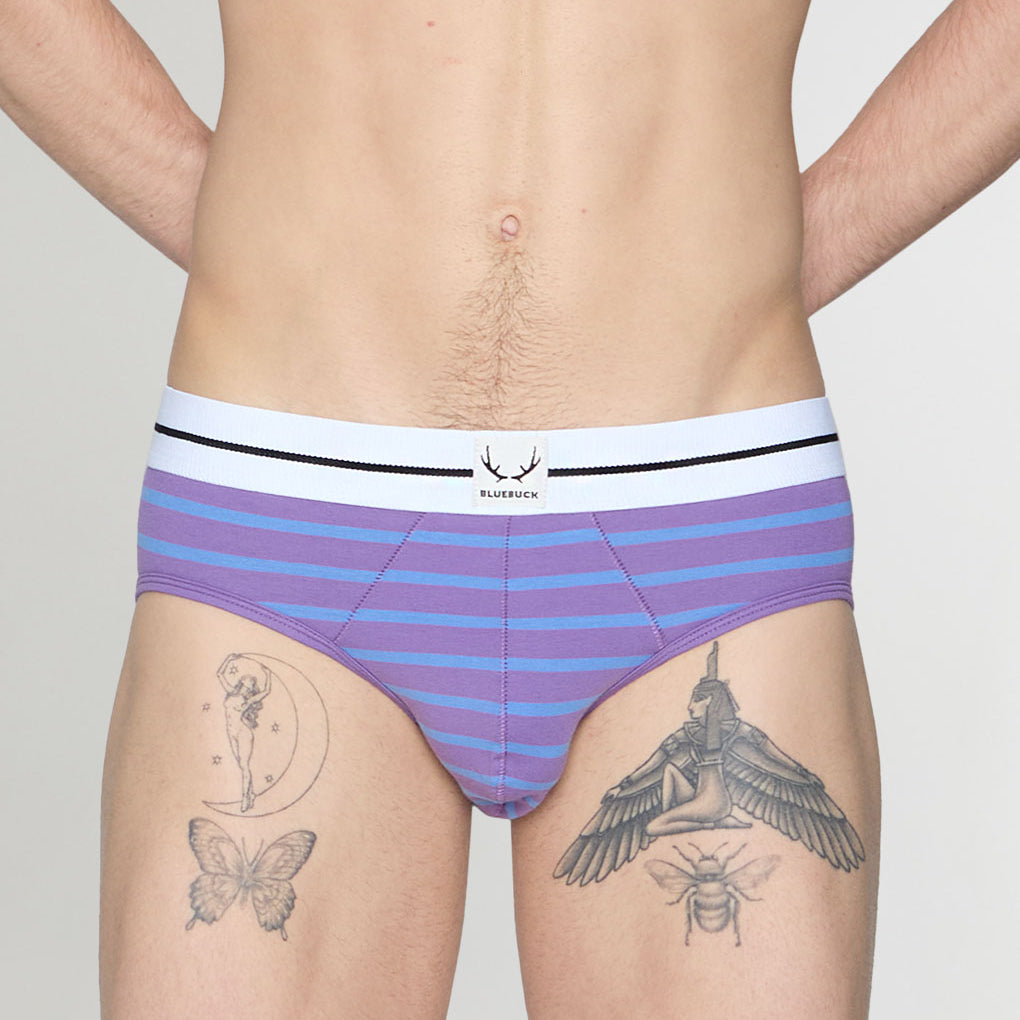 Bluebuck Nautical 25 Brief Deep-lavender-blue-yonder