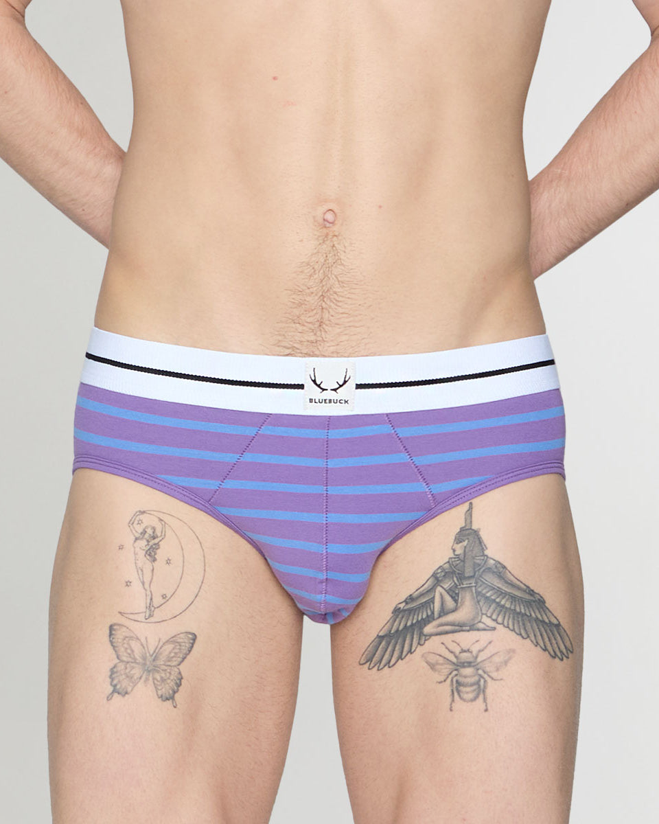 Bluebuck Nautical 25 Brief Deep-lavender-blue-yonder