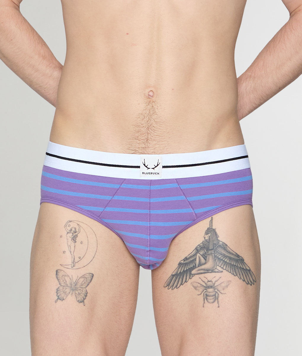 Bluebuck Nautical 25 Brief Deep-lavender-blue-yonder