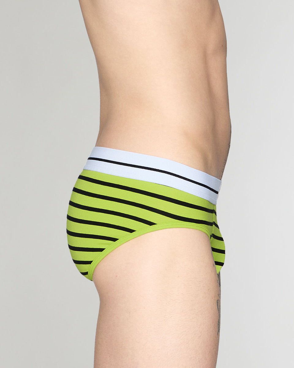 Bluebuck Nautical 25 Brief Lime-green-black