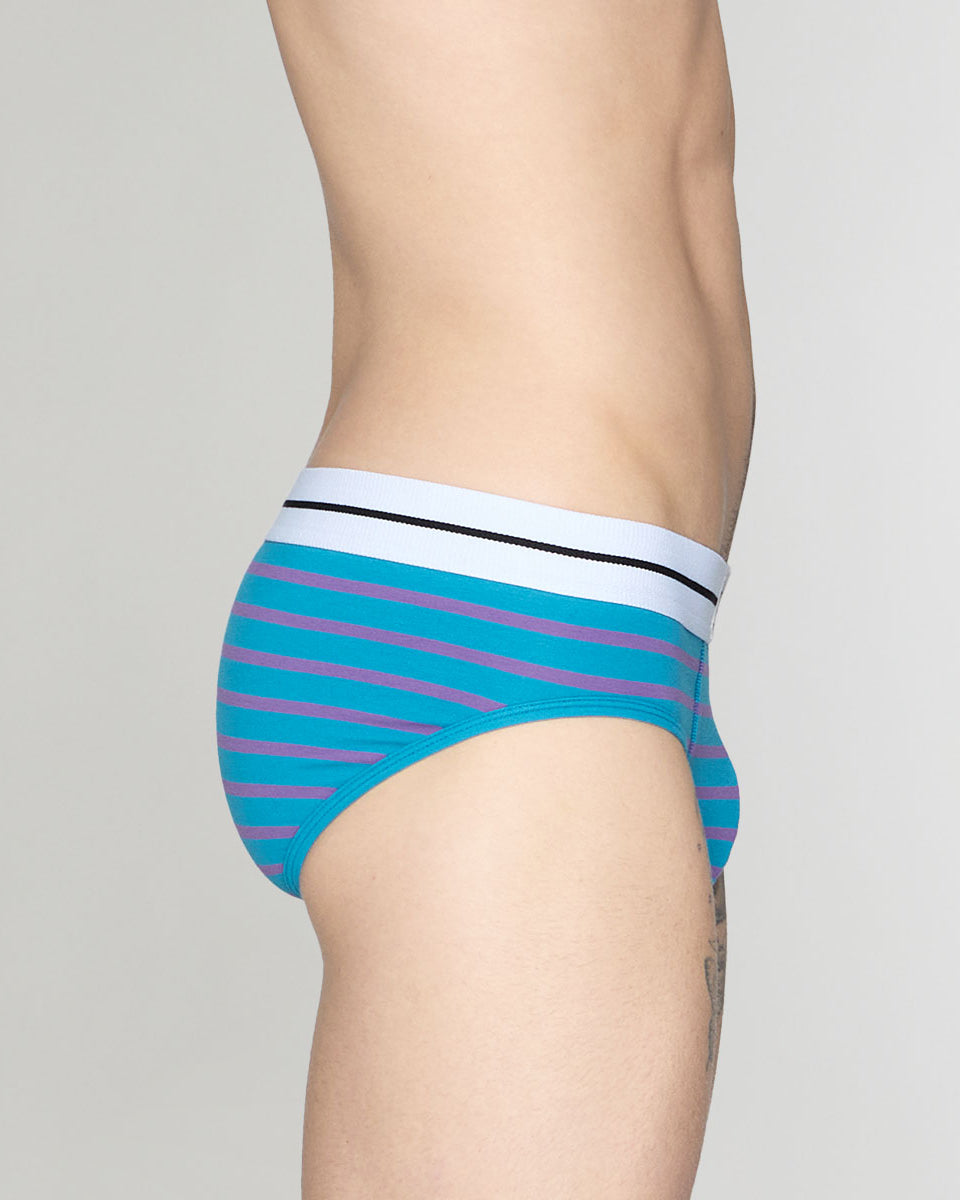 Bluebuck Nautical 25 Brief Mosaic-blue-deep-lavender