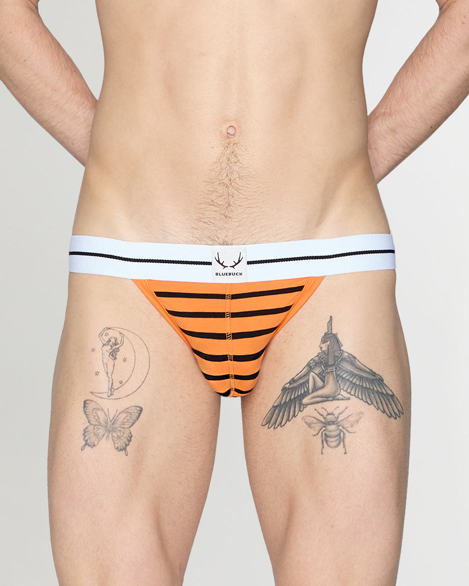 Bluebuck Nautical 25 Jockstrap Orange-black