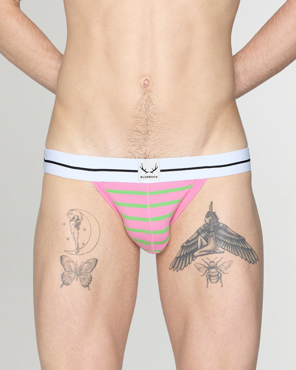 Bluebuck Nautical 25 Jockstrap Pink-green