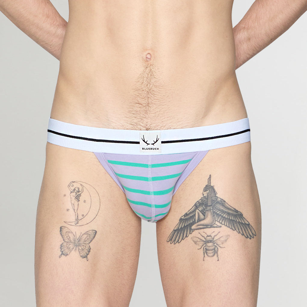 Bluebuck Nautical 25 Jockstrap Lavander-mint