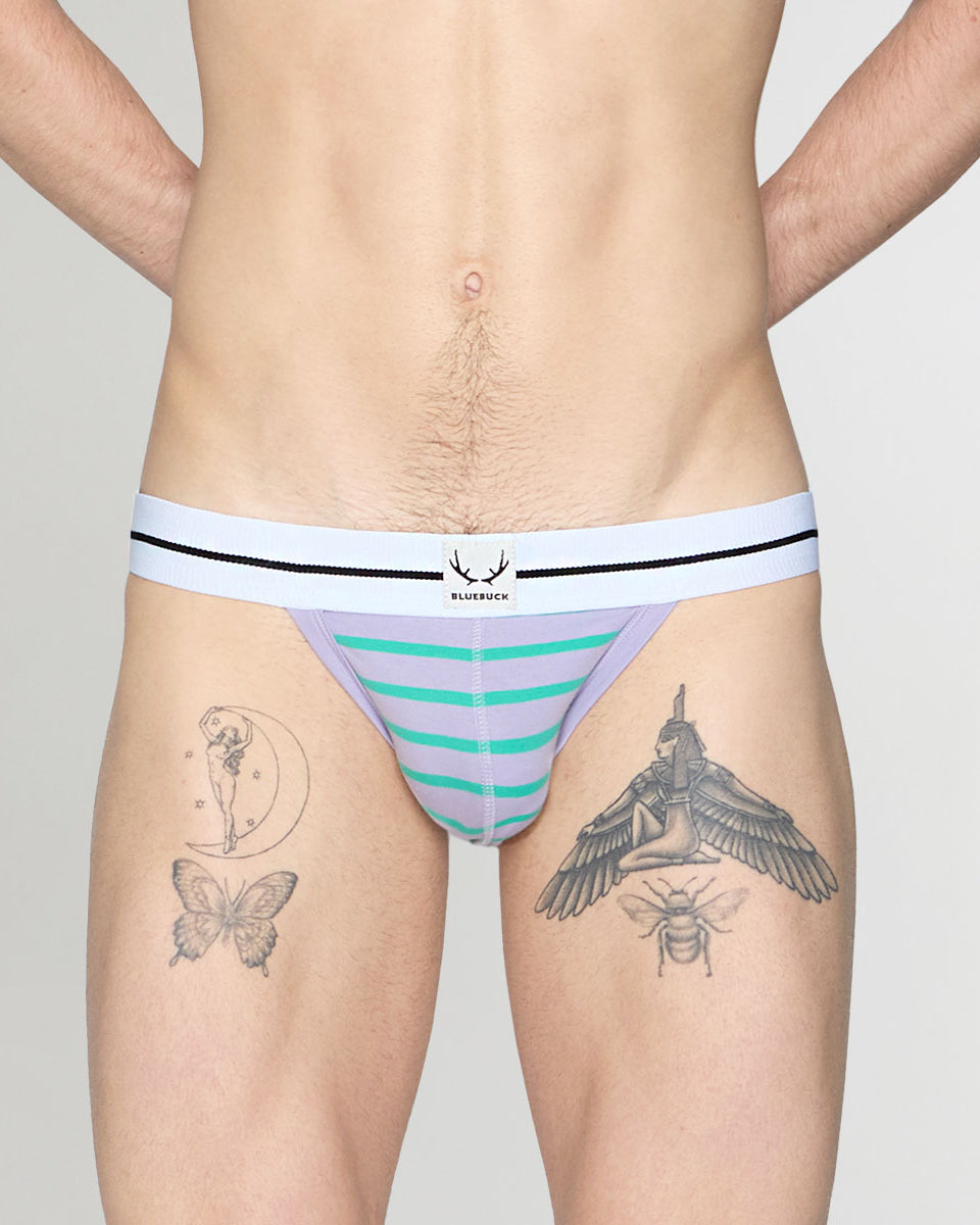 Bluebuck Nautical 25 Jockstrap Lavander-mint