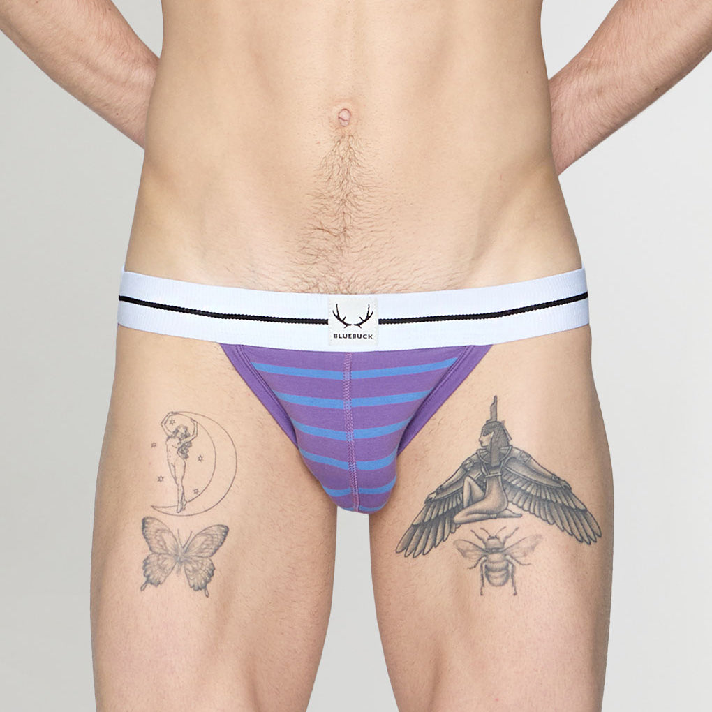 Bluebuck Nautical 25 Jockstrap Deep-lavender-blue-yonder