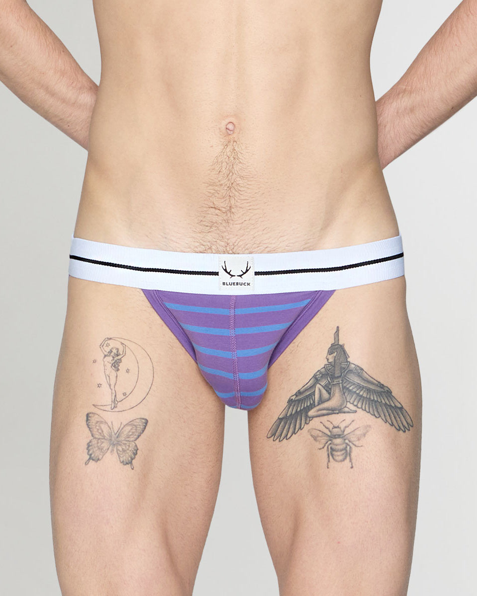 Bluebuck Nautical 25 Jockstrap Deep-lavender-blue-yonder