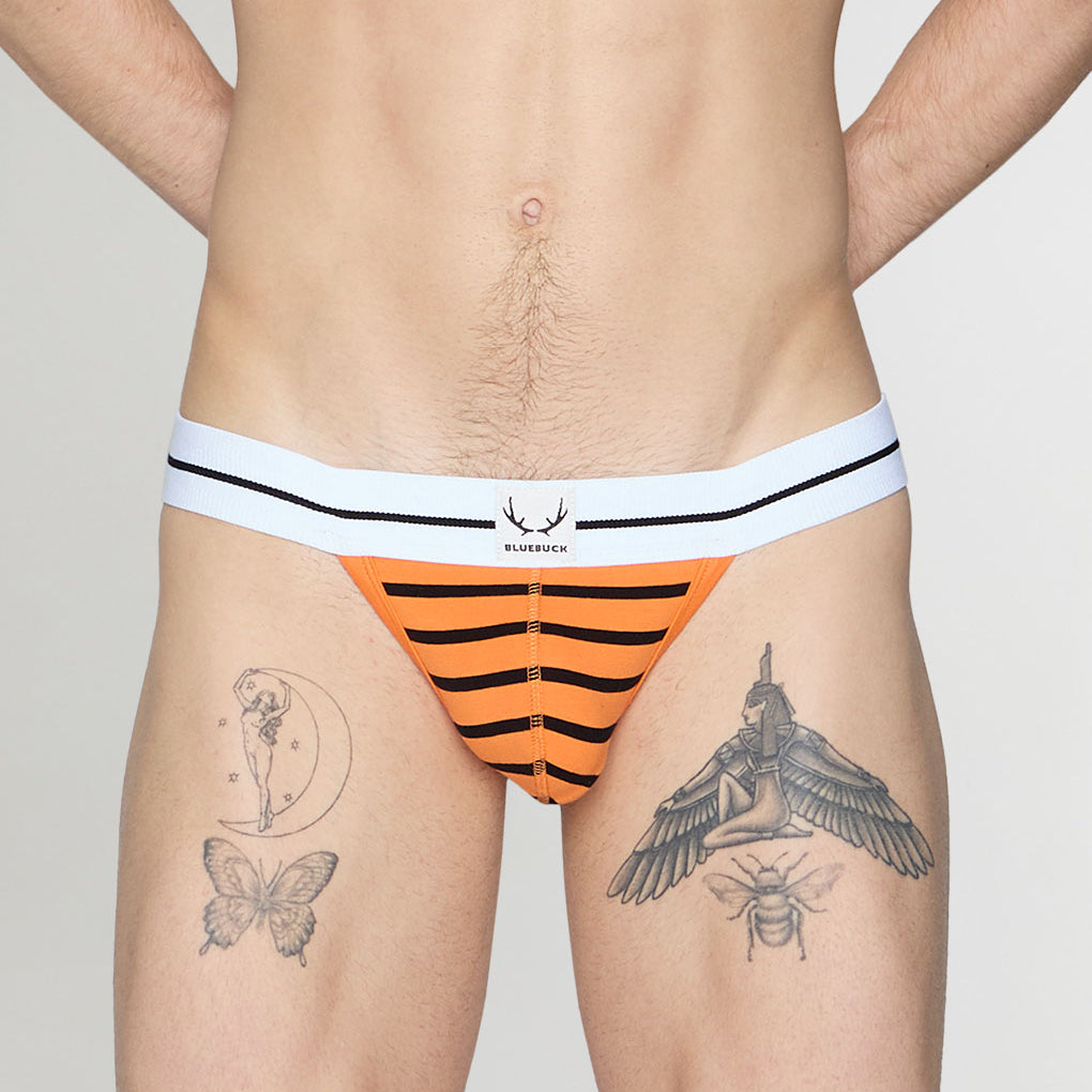 Bluebuck Nautical 25 Thong Orange-black
