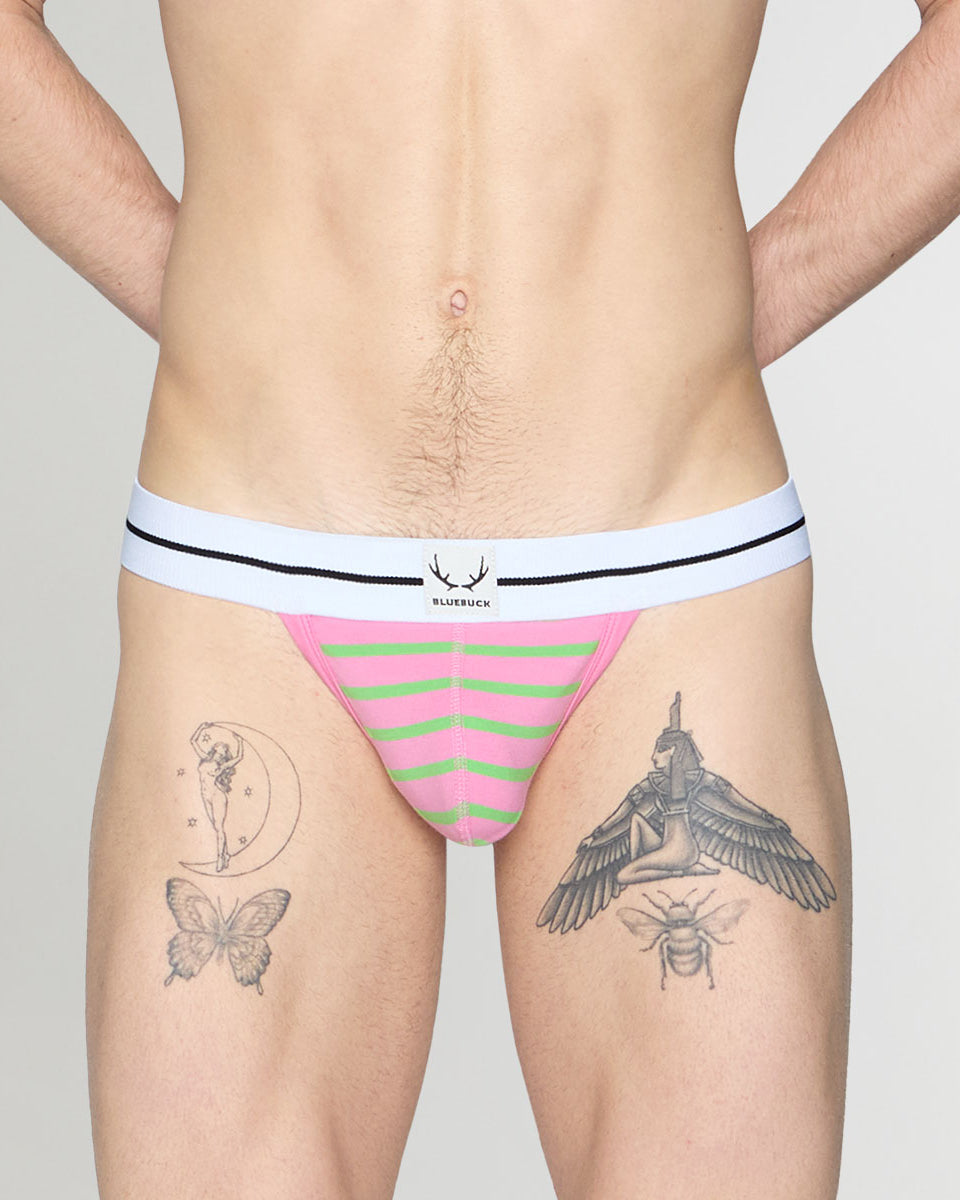 Bluebuck Nautical 25 Thong Pink-green