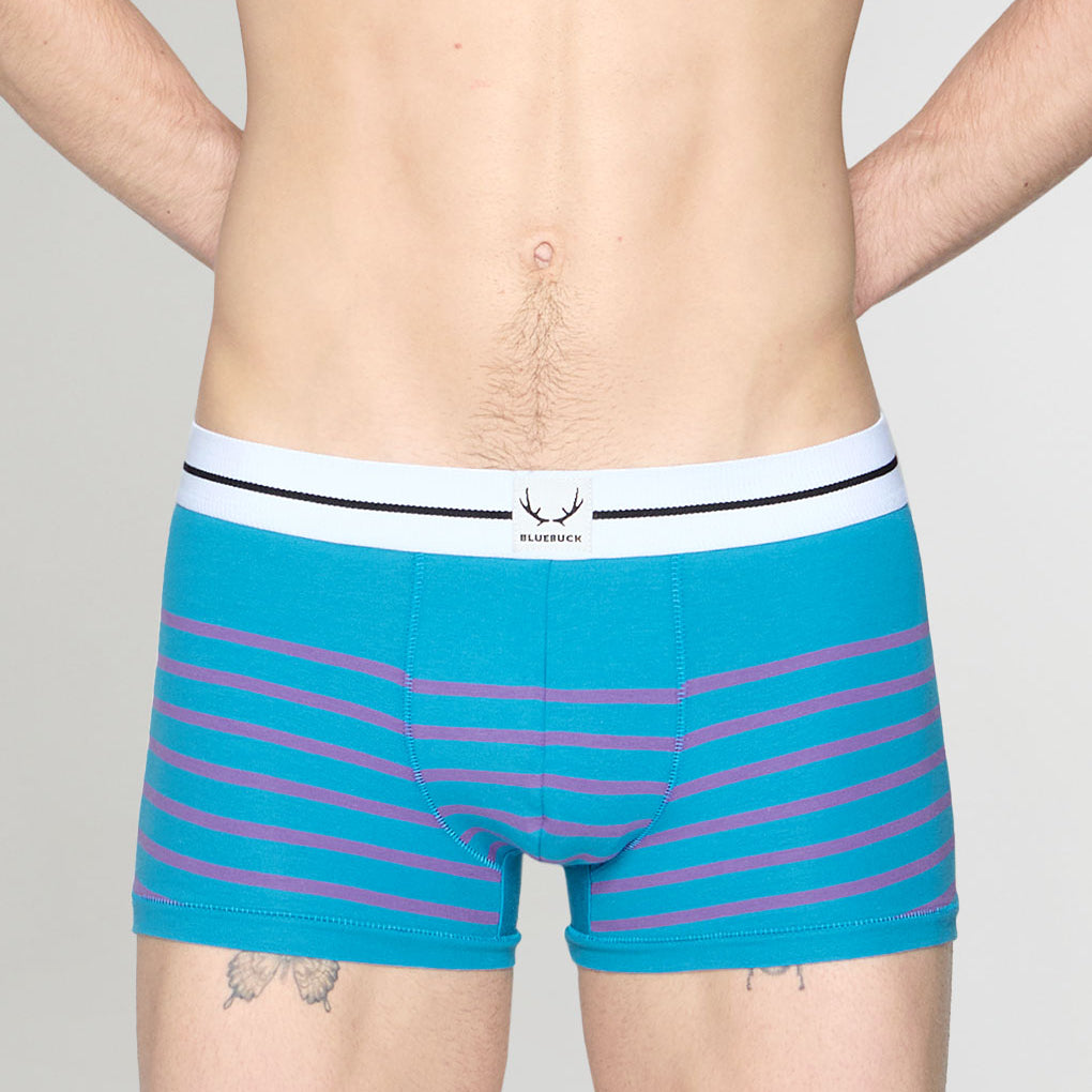 Bluebuck Nautical 25 Trunk Mosaic-blue-deep-lavander