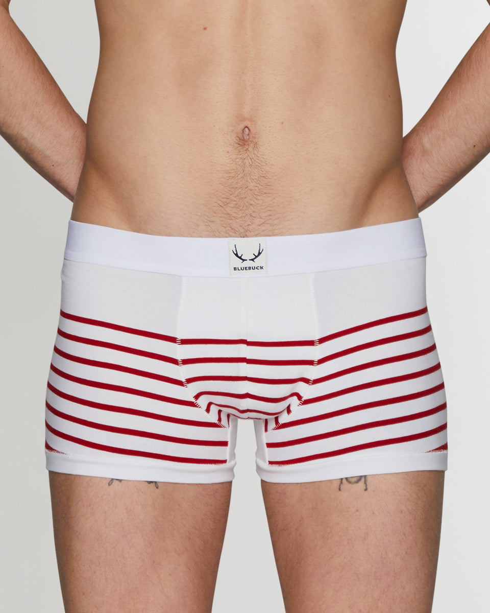 Bluebuck Nautical Trunk Bluebuck Nautical Trunk White-red-stripes