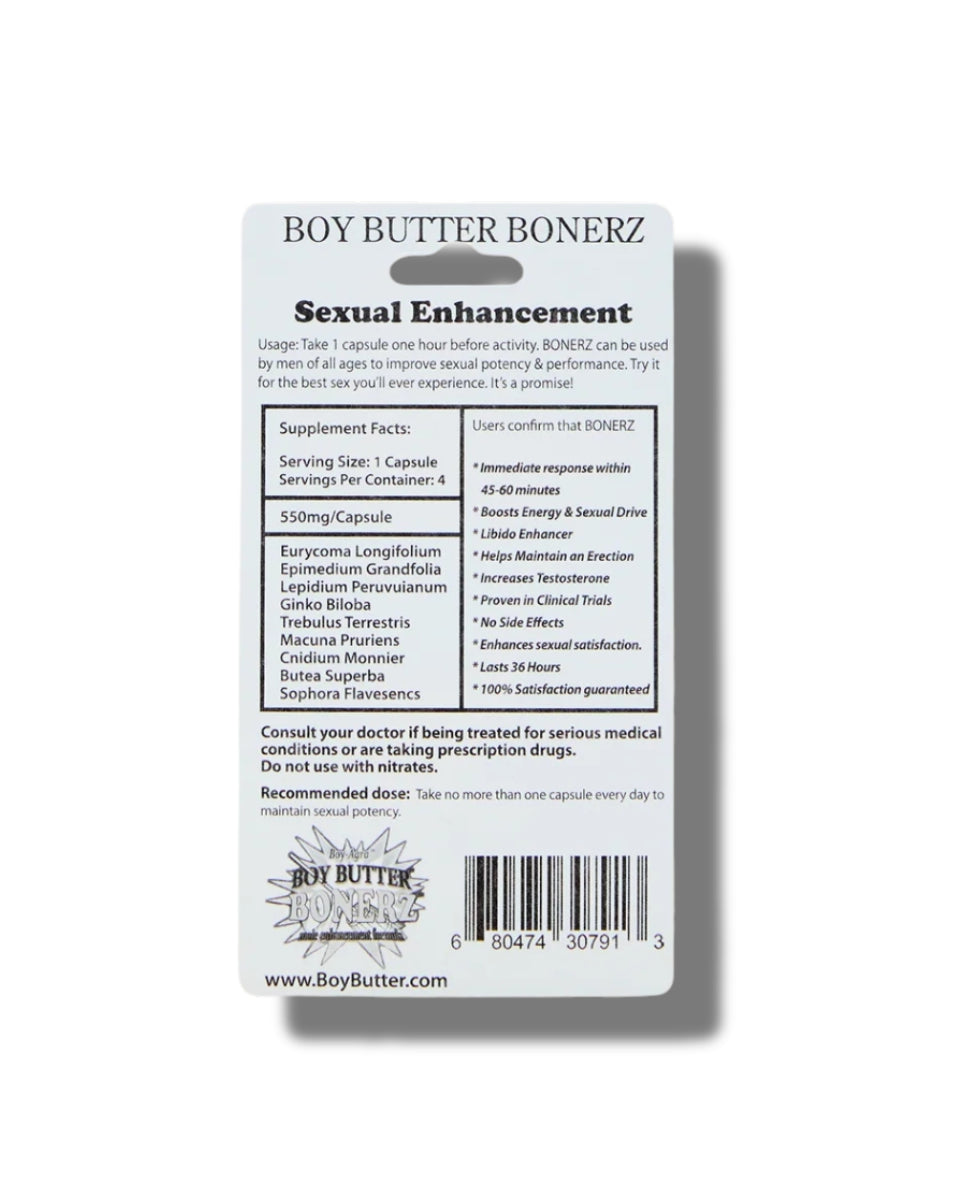 Boy Butter Bonerz - 4 count Na