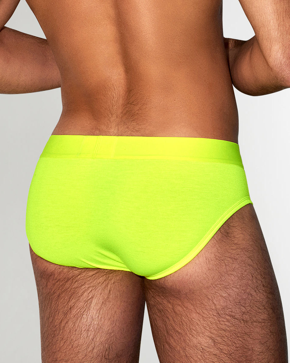 C-IN2 Super Bright Low Rise Neon Brief Neon-yellow