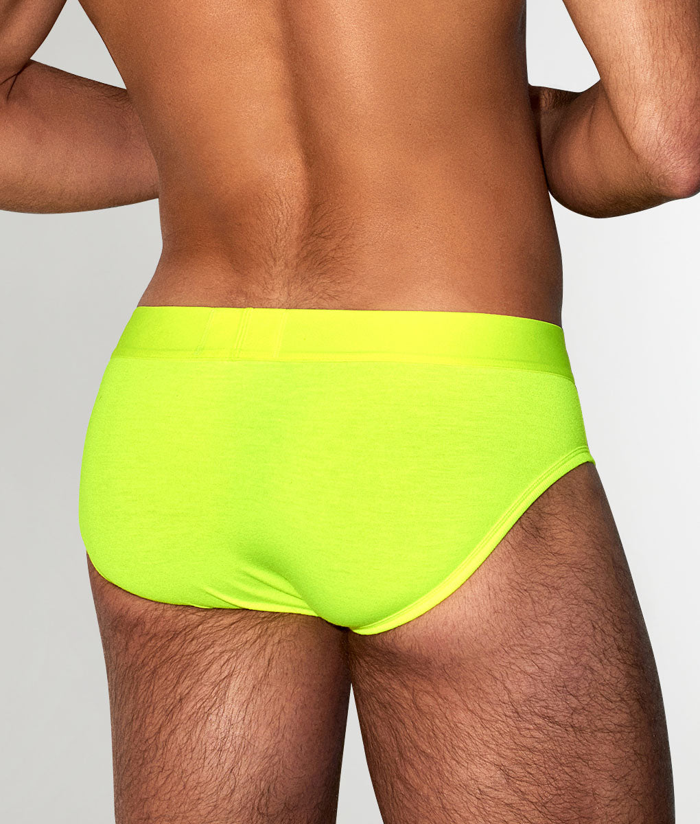 C-IN2 Super Bright Low Rise Neon Brief Neon-yellow