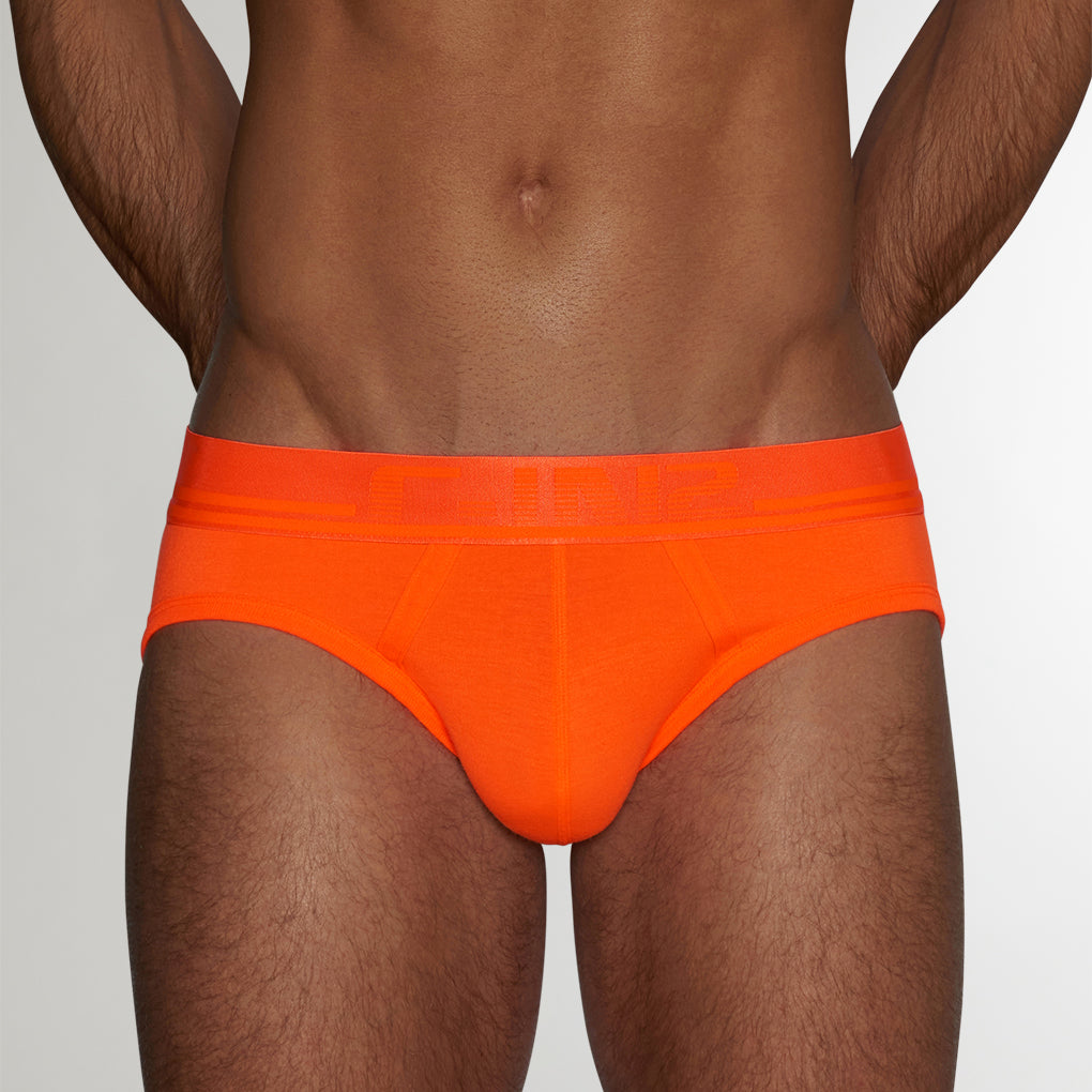 C-IN2 Super Bright Lo No Show Profile Brief Ollie-orange