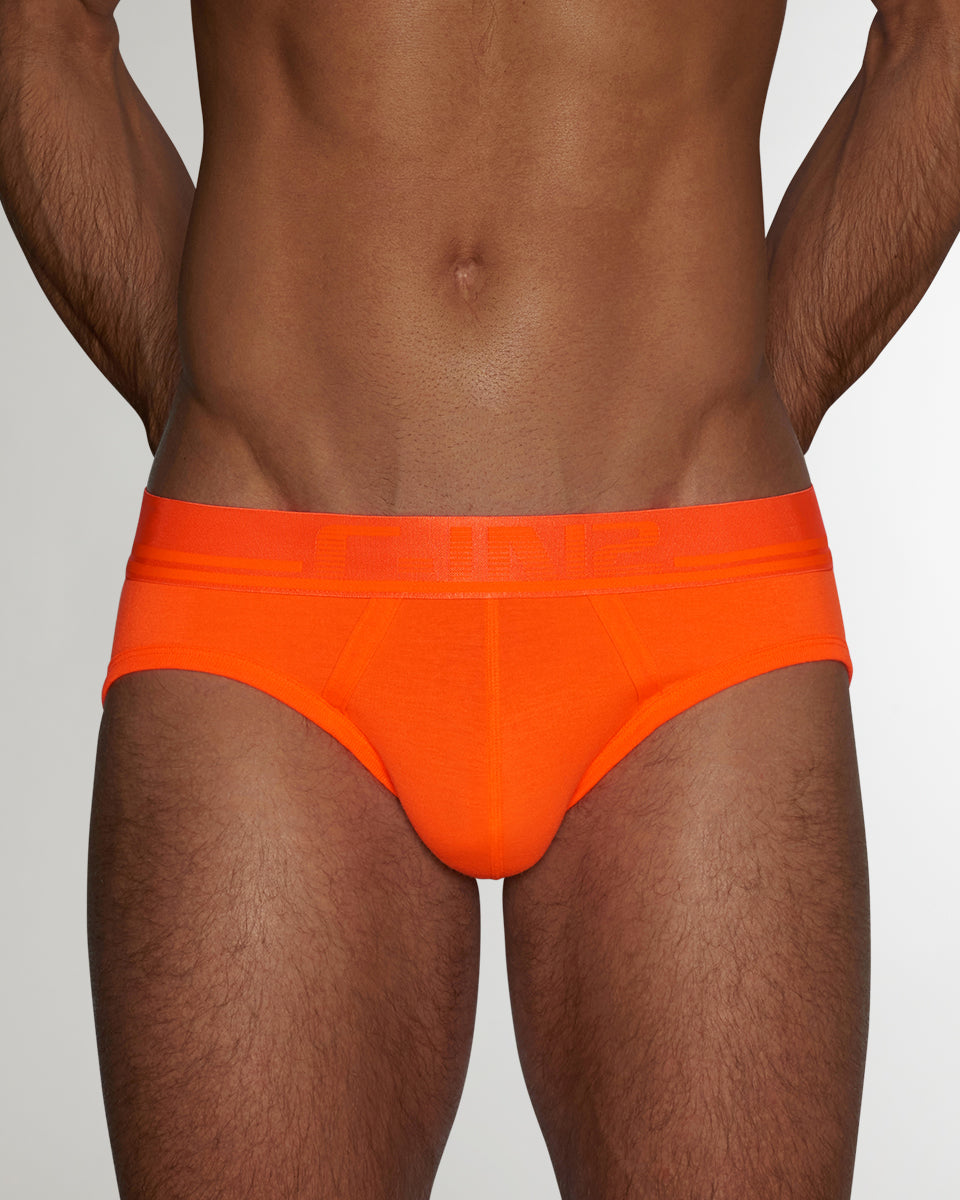 C-IN2 Super Bright Lo No Show Profile Brief Ollie-orange