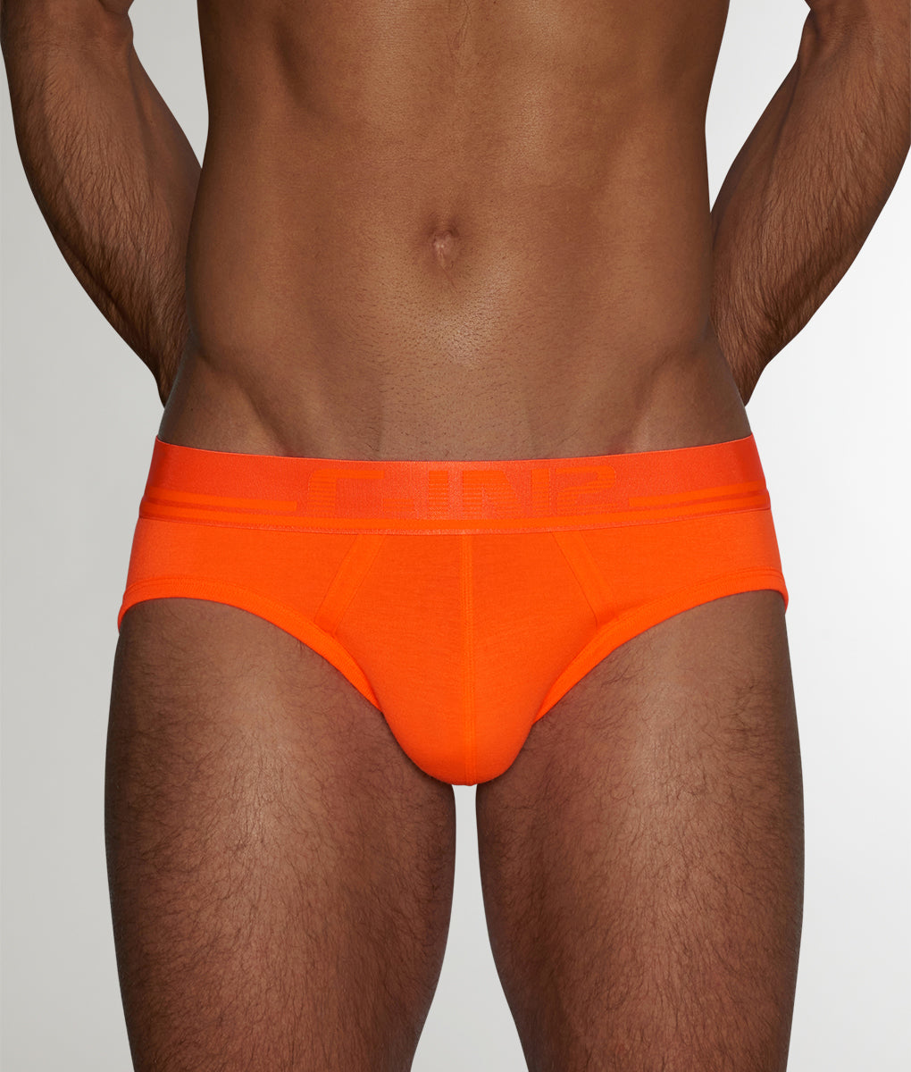 C-IN2 Super Bright Lo No Show Profile Brief Ollie-orange
