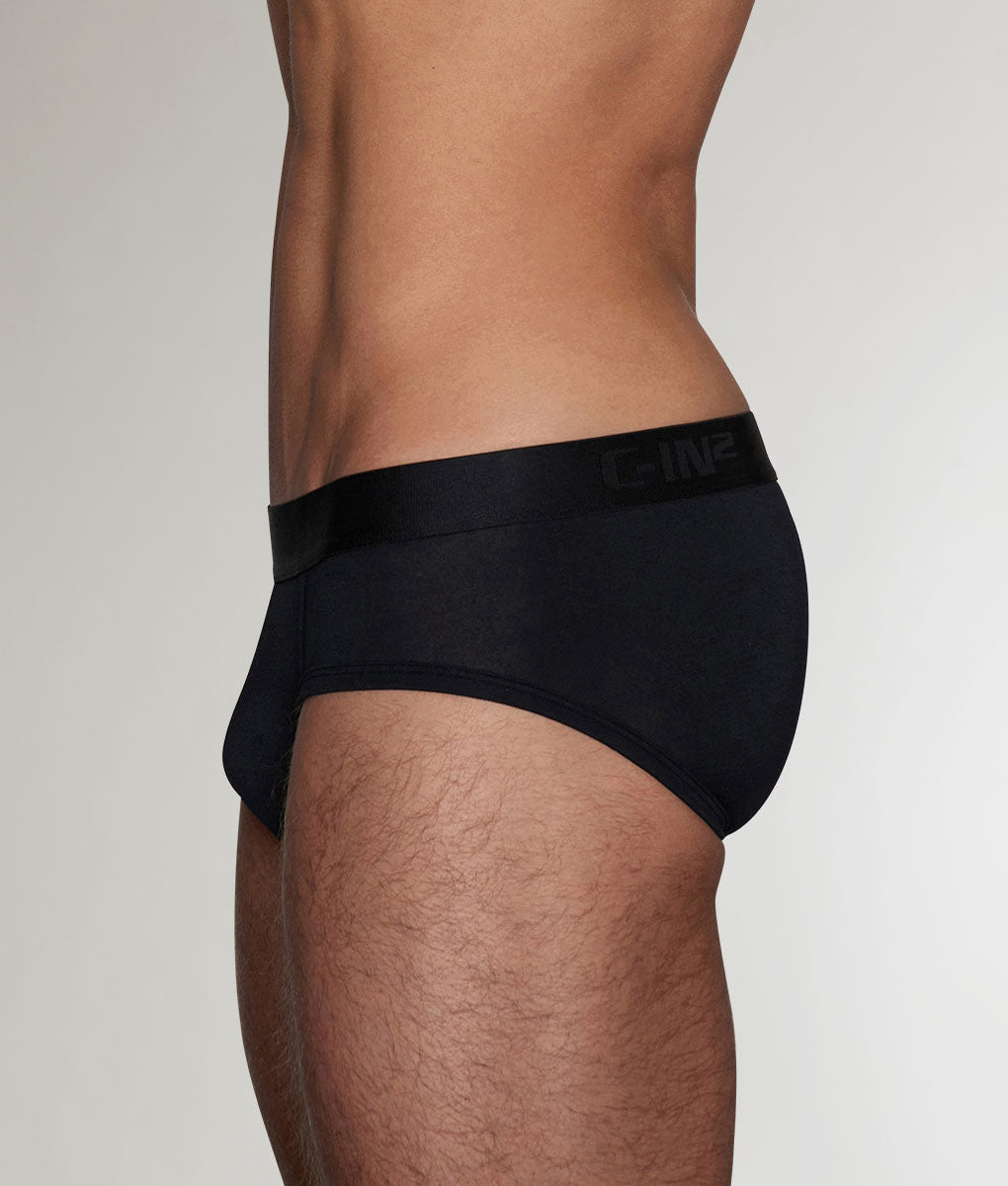 C-IN2 Minimal Low Rise Brief Black