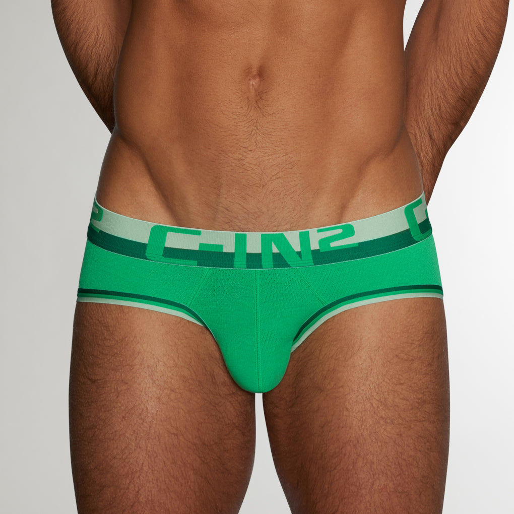 C-IN2 Mesh Low Rise Brief C-IN2 Mesh Low Rise Brief Galileo-green