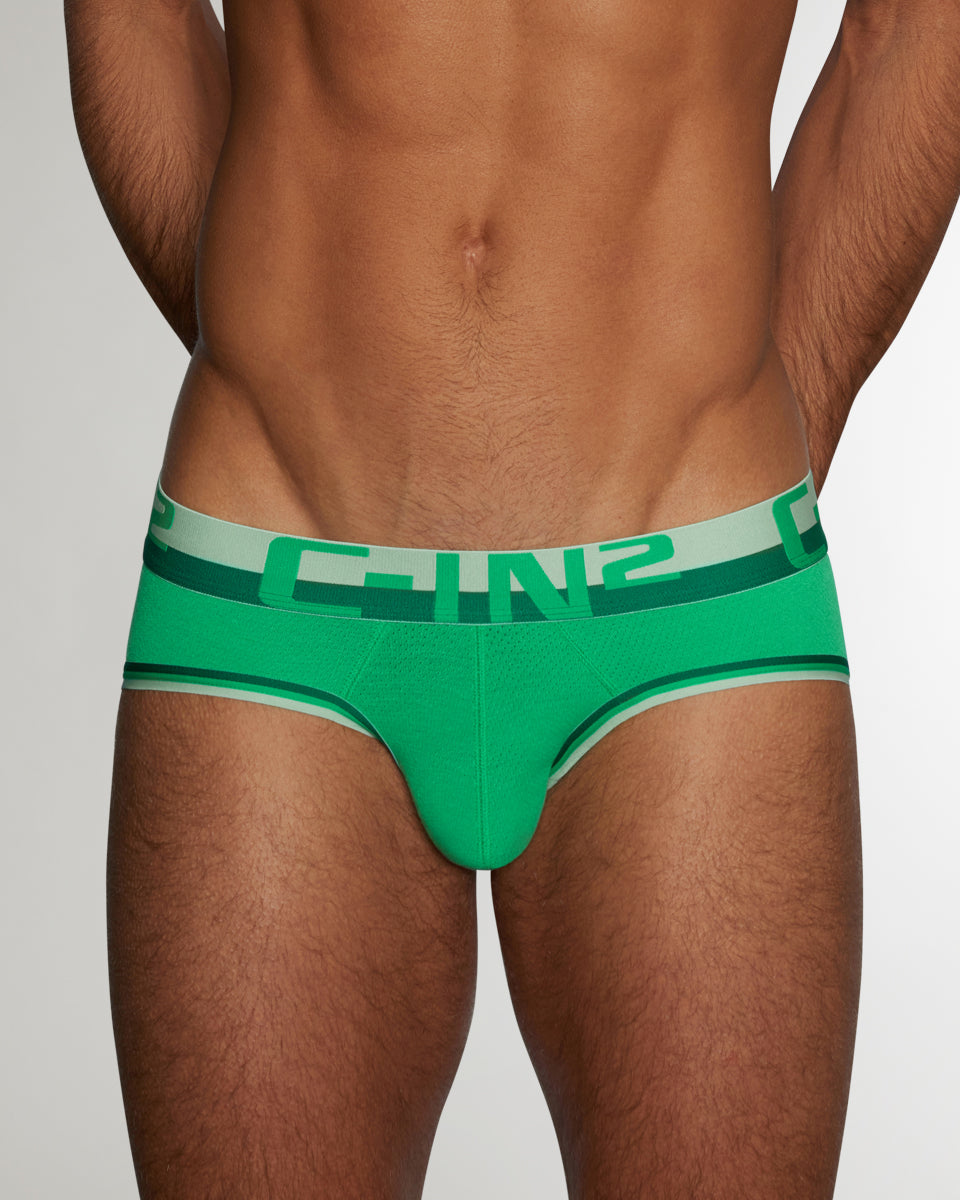 C-IN2 Mesh Low Rise Brief C-IN2 Mesh Low Rise Brief Galileo-green