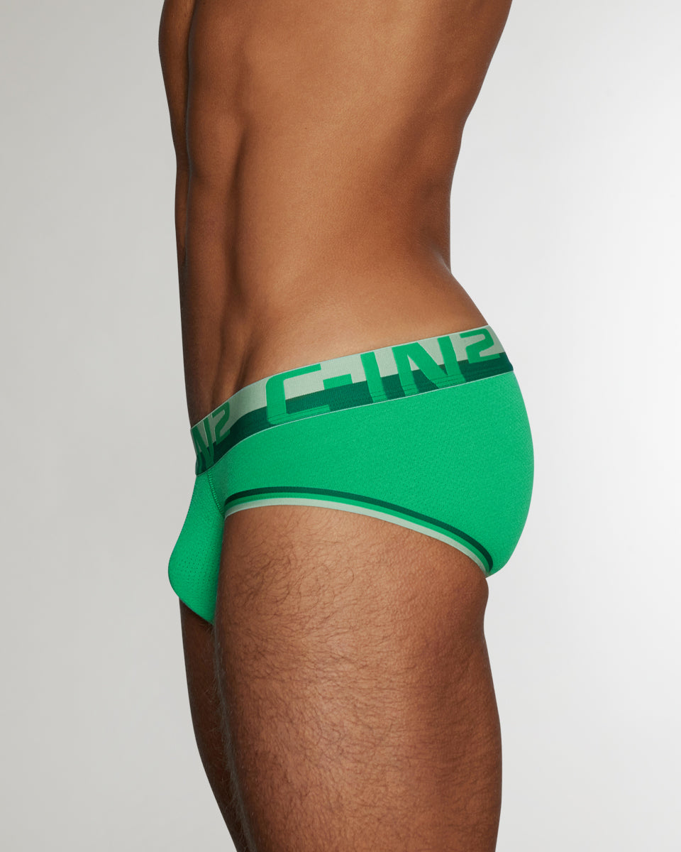 C-IN2 Mesh Low Rise Brief C-IN2 Mesh Low Rise Brief Galileo-green
